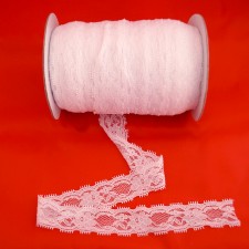 Bild 1 Elastische Spitze Weiss 3,5 cm breit Nr. 142