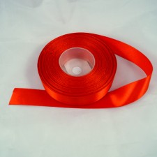 Bild 1 Doppelsatinband Rot 20 mm breit