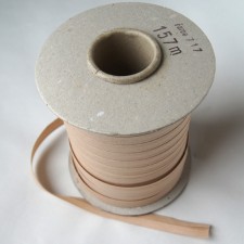Bild 1 Schrägband Baumwolle Beige gefälzt 13 mm breit
