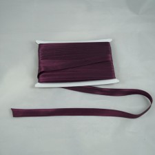 Bild 1 Schrägband Satin Bordeaux gefälzt 15 mm breit