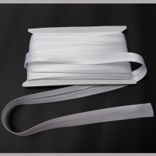 Bild 1 Schrägband Satin Weiß gefälzt 15 mm breit