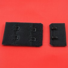 Bild 1 BH Verschluss Erweiterung 2 x 2 Ösen Schwarz
