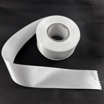 Bild 1 Satinband Weiss 40 mm breit 