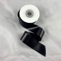 Bild 1 Satinband Schwarz 60 mm breit 