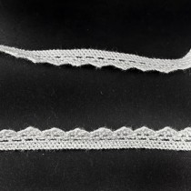 Bild 1 Klöppelspitze Weiß 1 cm breit Nr. 38