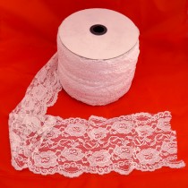 Bild 1 Elastische Spitze Weiss 15,5 cm breit Nr. 148