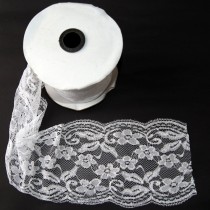 Bild 1 Elastische Spitze Weiss 16 cm breit Nr. 46