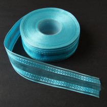 Bild 1 Dekoband Hellblau / Türkis 32 mm breit