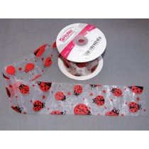 Bild 1 Dekoband Marienkäfer 60 mm breit