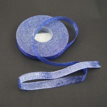 Bild 1 Lurexborte Blau 12 mm breit