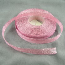 Bild 1 Lurexborte Rosa 12 mm breit