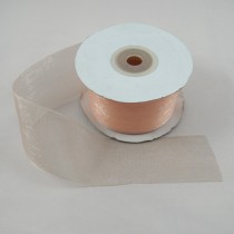 Bild 1 Organzaband Creme 40 mm breit 