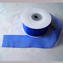Bild 1 Organzaband Royalblau 40 mm breit 