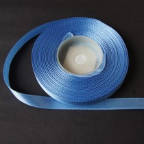 Bild 1 Satinband Mittelblau 10 mm breit 