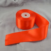 Bild 1 Doppelsatinband Rot 50 mm breit