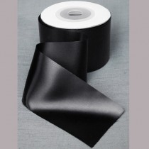 Bild 1 Satinband Schwarz 50 mm breit 