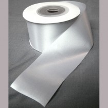 Bild 1 Satinband Weiss 50 mm breit 