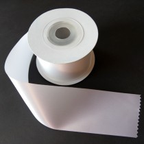 Bild 1 Satinband Weiss 60 mm breit 