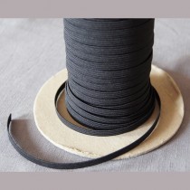 Bild 1 Gummiband Schwarz 8 mm breit 