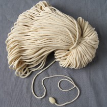 Bild 1 Kordel Polyester Creme 3 mm