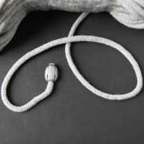 Bild 2 Kordel Baumwolle Grau 5 mm