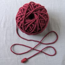 Bild 1 Kordel Baumwolle Weinrot. Durchmesser 3 mm