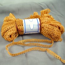 Bild 1 Posamentenborte Gold glitzernd 11 mm breit