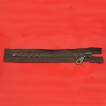 Bild 1 Reißverschluss 16 cm lang Braun