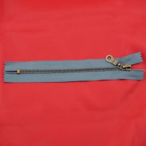 Bild 1 Reißverschluss 16 cm lang Grau