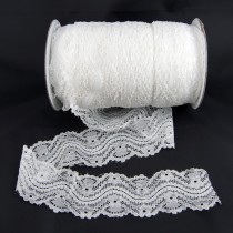 Bild 1 Elastische Spitze Sahne 5,5 cm breit Nr. 100