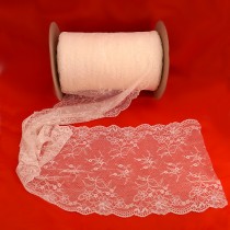 Bild 1 Elastische Spitze Creme 25 cm breit Nr. 150