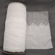 Bild 1 Elastische Spitze Weiss 28 cm breit Nr. 151