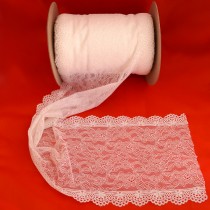 Bild 1 Elastische Spitze Creme 21,5 cm breit Nr. 152