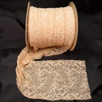 Bild 1 Elastische Spitze Beige 18 cm breit Nr. 164