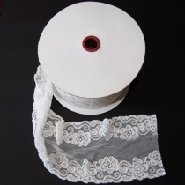 Bild 1 Elastische Spitze Creme 15 cm breit Nr. 33