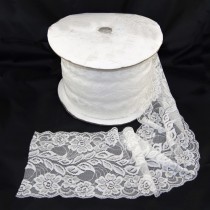 Bild 1 Elastische Spitze Creme 15 cm breit Nr. 74