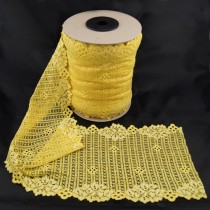 Bild 1 Elastische Spitze Gold 15,5 cm breit Nr. 83