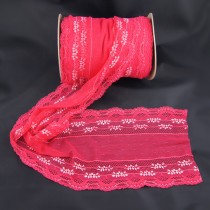 Bild 1 Elastische Spitze Pink 16,5 cm breit Nr. 91