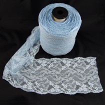 Bild 1 Elastische Spitze Hellblau15 cm breit Nr. 96