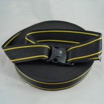 Bild 1 Gurtband Taschengurt Schwarz  mit Faden 50 mm breit