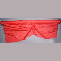 Bild 1 Futterstoff Futtertaft Rot