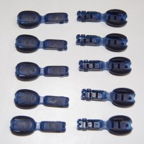 Bild 1 Kordelenden Dunkelblau