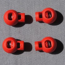 Bild 1 Kordelstopper Rot