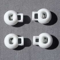 Bild 1 Kordelstopper Weiß