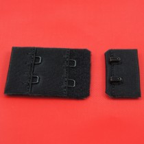 Bild 1 BH Verschluss Erweiterung 2 x 2 Ösen Schwarz