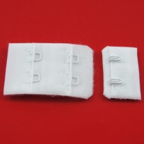 Bild 1 BH Verschluss Erweiterung 2 x 2 Ösen weiss