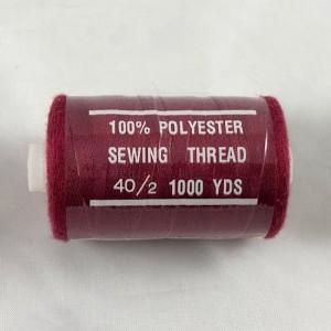 Bild 1 Nähgarn Weinrot 1000 Yard 