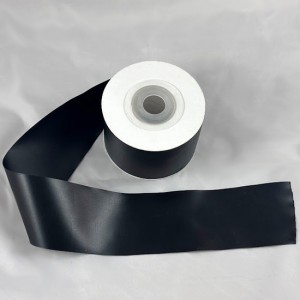 Bild 1 Satinband Schwarz 40 mm breit 