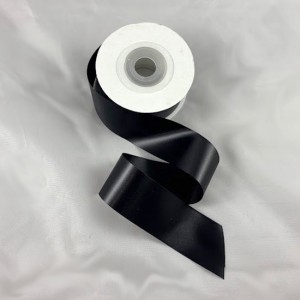 Bild 1 Satinband Schwarz 60 mm breit 
