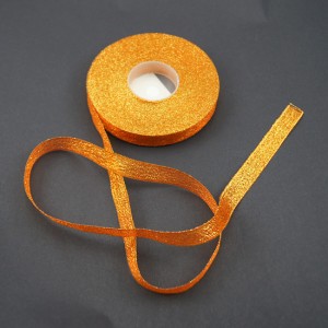 Bild 1 Lurexborte Orange 12 mm breit